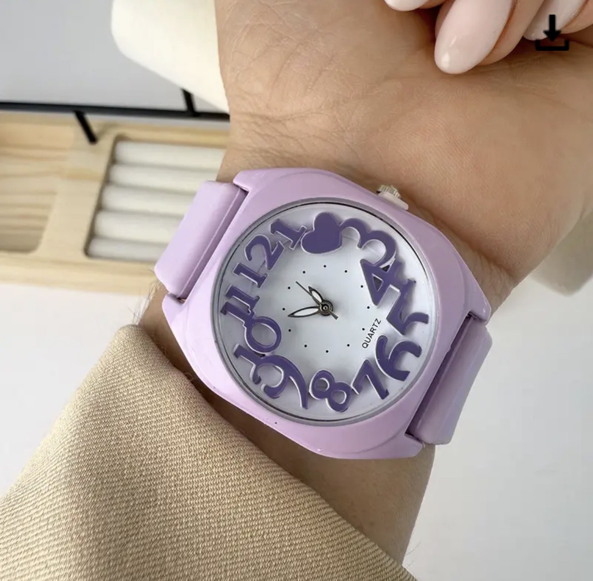Reloj lila